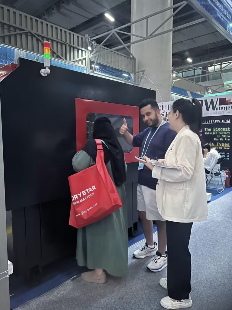 WATER JET CUTTER IN CANTON FAIR