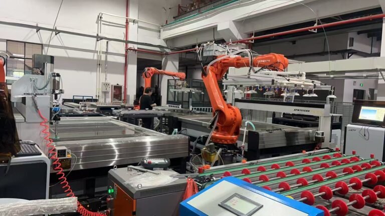 water jet , robot arm