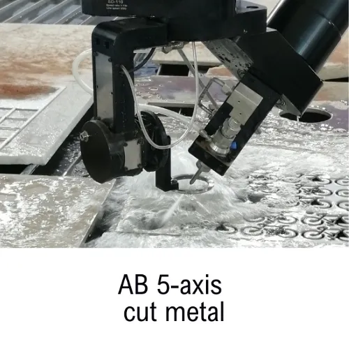 Taglio a getto d'acqua smussato