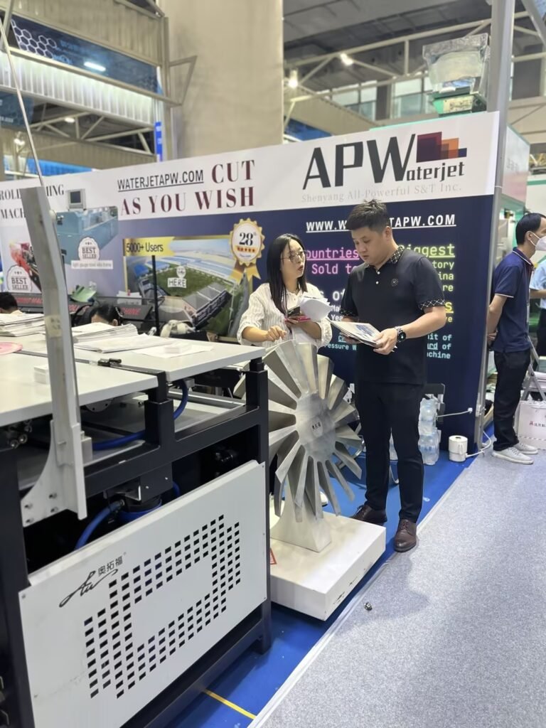 WATER JET CUTTER IN CANTON FAIR