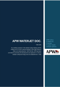 apw waterjet book catalog 2024