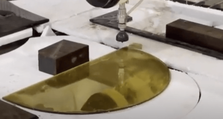 water jet application case MIRROR