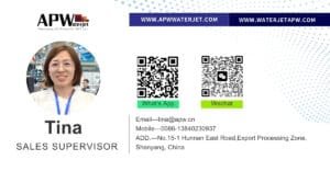 tina 2 APW waterjet