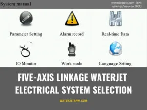 display di controllo della pompa