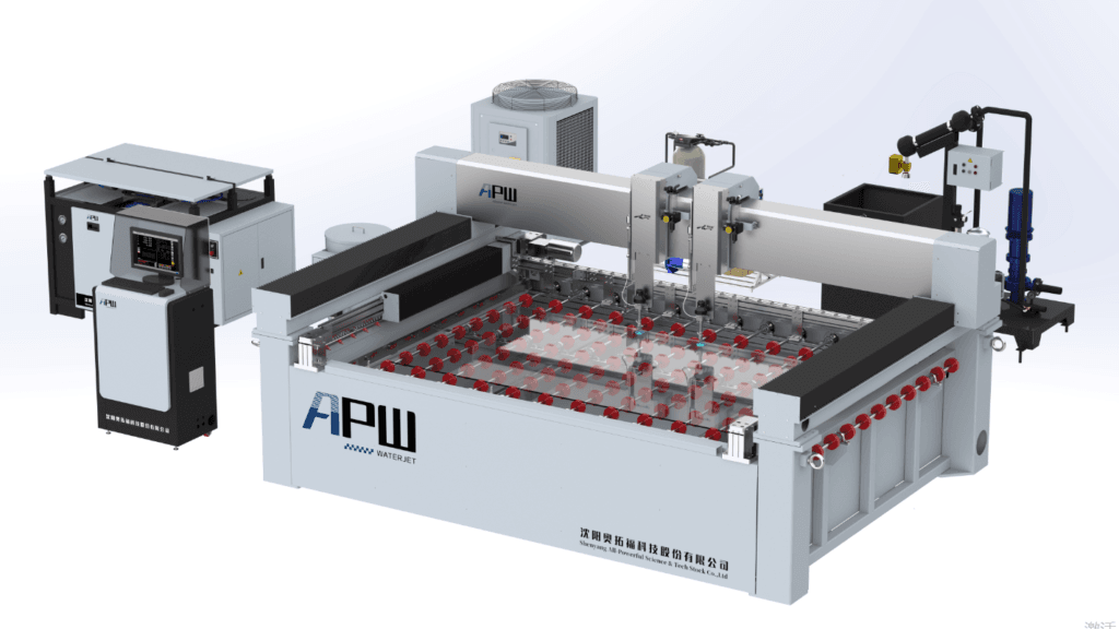 Fully Automatic Inline Glass Waterjet