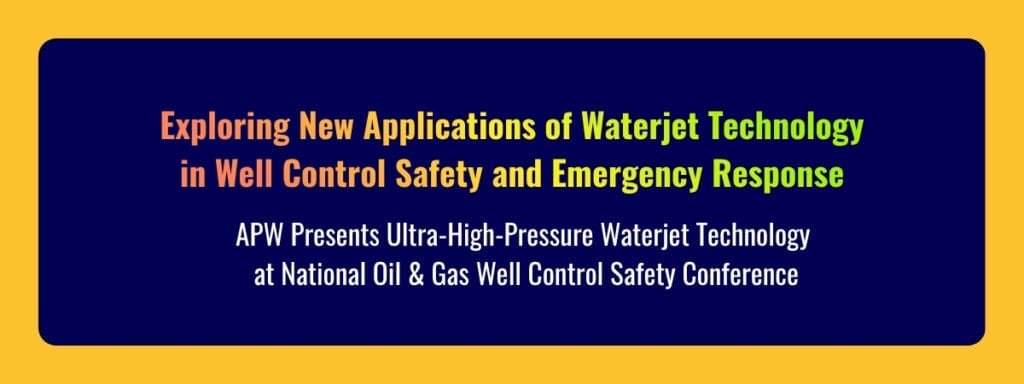 Applications of Waterjet Technology APW waterjet